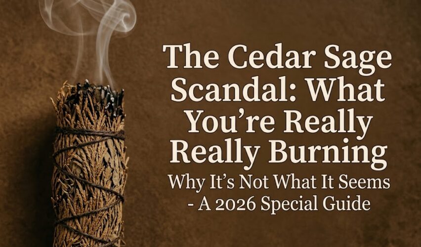 Cedar Sage: Why It's Not What You Burn 2026