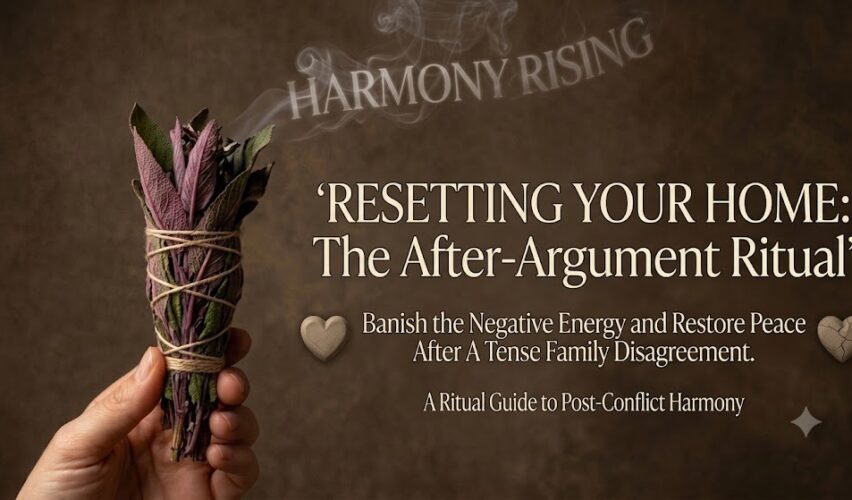 Sage Burning After an Argument at Home | Ritual Guide