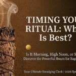 Best time of day to burn sage at home
