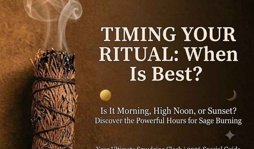 Best time of day to burn sage at home
