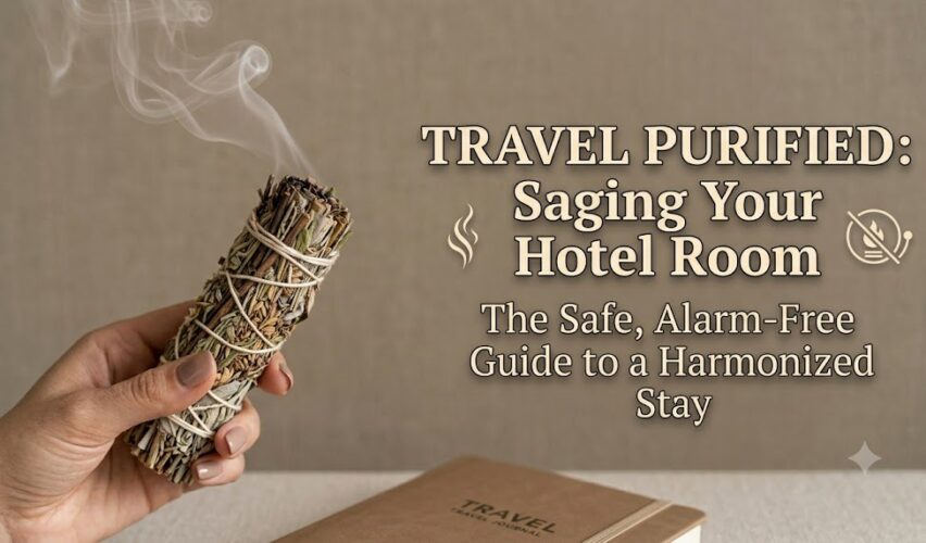 How to Sage a Hotel Room While Traveling: The Complete Guide (Without Triggering a Fire Alarm)