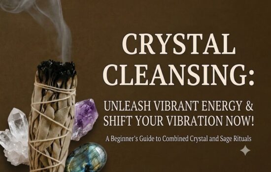 Sage With Crystals for Energy Work