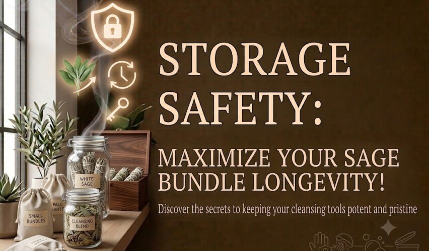 How to Safely Store Your Sage Bundles: The Complete Storage, Safety & Longevity Guide