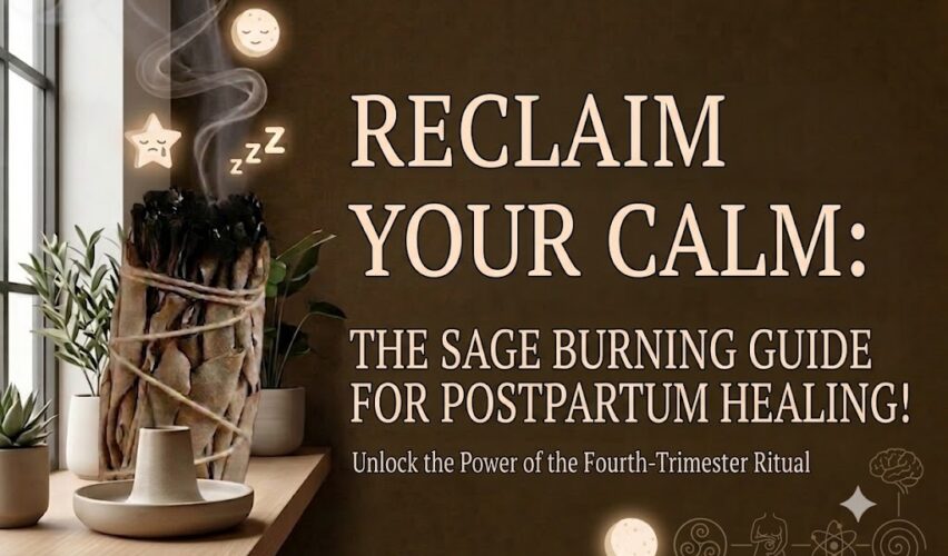 Sage Burning for Postpartum Healing: A Complete Guide to the Fourth-Trimester Ritual