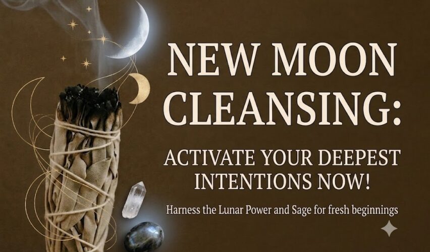 New Moon Intentions and Sage Cleansing